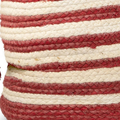17" Ivory Nesting Jute Basket HomeRoots