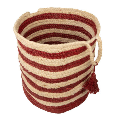 17" Ivory Nesting Jute Basket HomeRoots