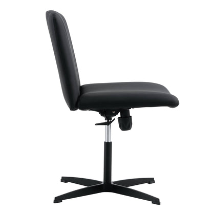 Black High Grade Pu Material. Home Computer Chair Office Chair Adjustable 360 ° Swivel Cushion Chair - FurniFindUSA