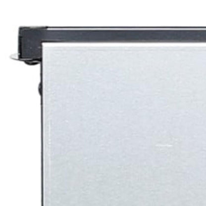 24" Black Metal Electric Fireplace Insert With LED HomeRoots