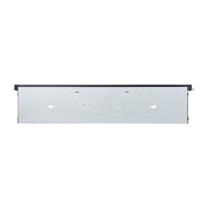 24" Black Metal Electric Fireplace Insert With LED HomeRoots