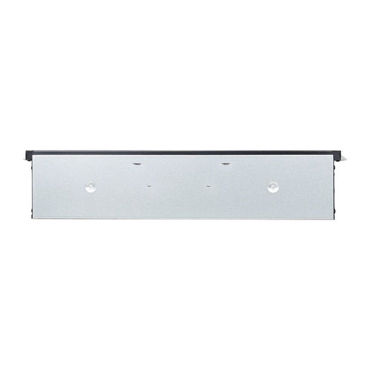 24" Black Metal Electric Fireplace Insert With LED HomeRoots