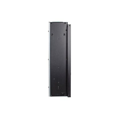 24" Black Metal Electric Fireplace Insert With LED HomeRoots