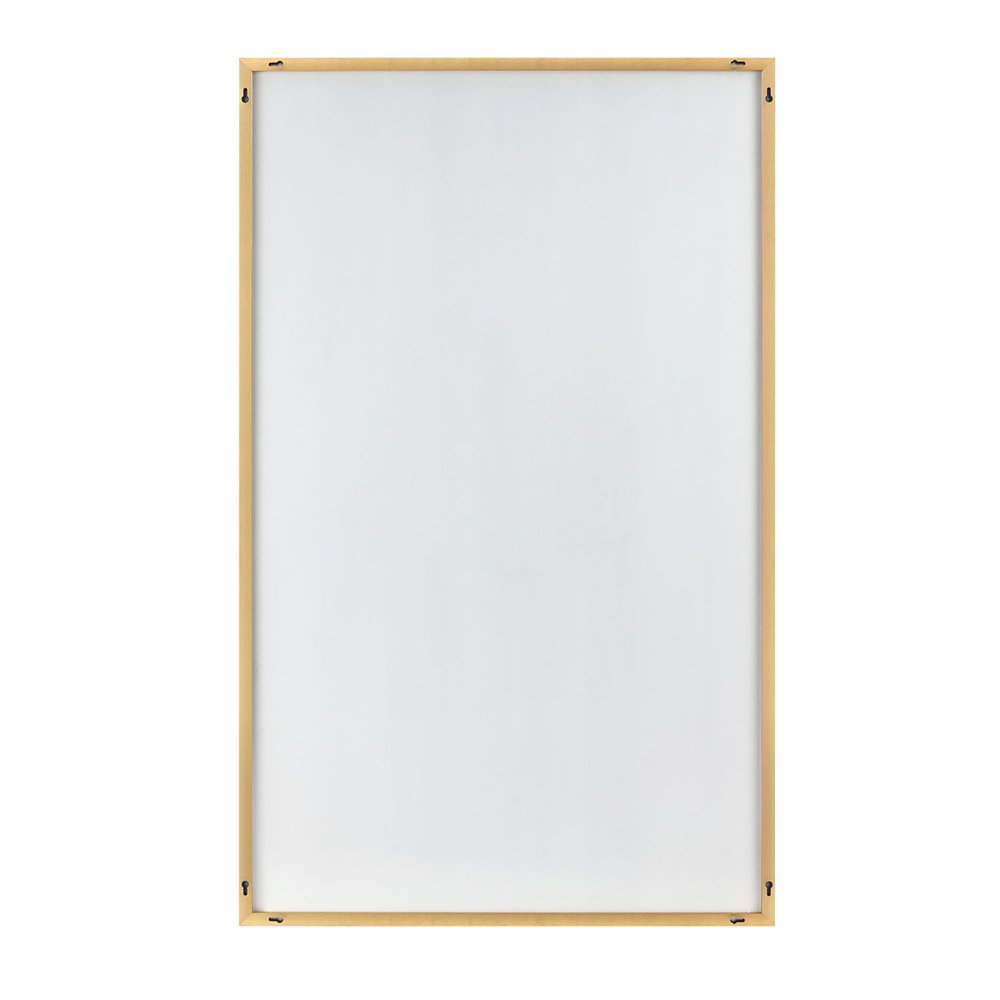 Gold Aluminum Wall Mount Or Leaning Framed Full Length Mirror — view 1