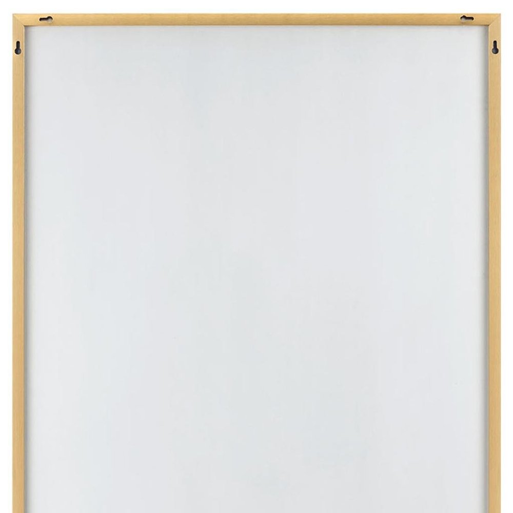 Gold Aluminum Wall Mount Or Leaning Framed Full Length Mirror HomeRoots