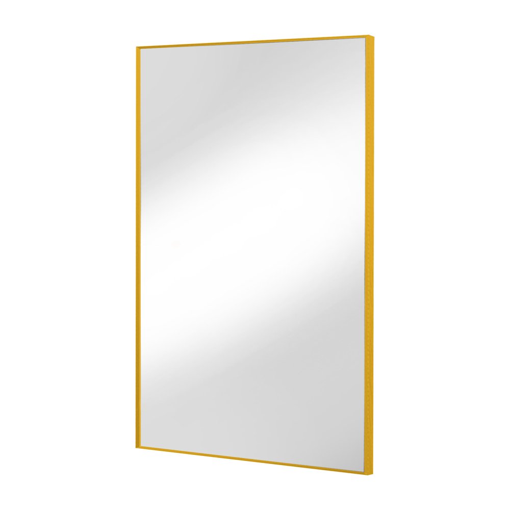 59" Gold Aluminum Leaning Framed Full Length Mirror HomeRoots