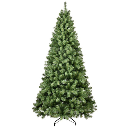7' Pre Lit Full Spruce Christmas Tree HomeRoots