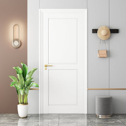 80" White Wood Slab Door HomeRoots
