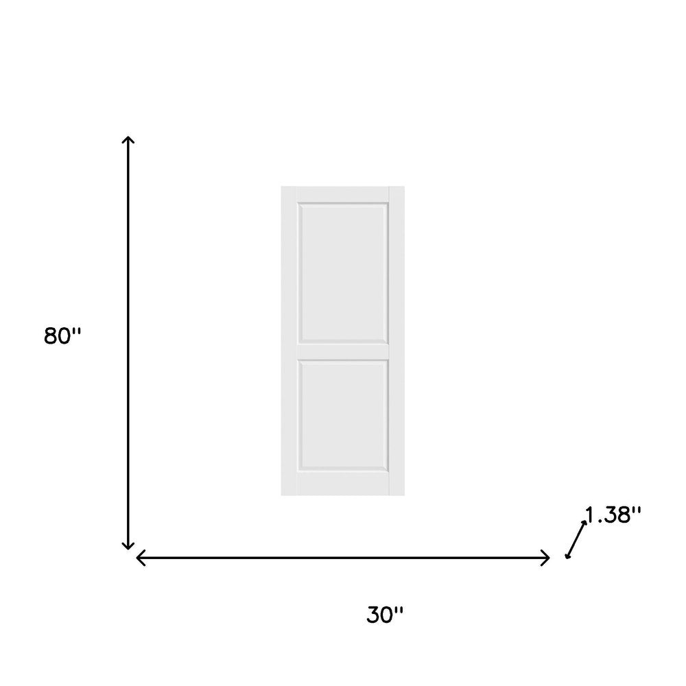 80" X 30" White Wood Slab Door HomeRoots