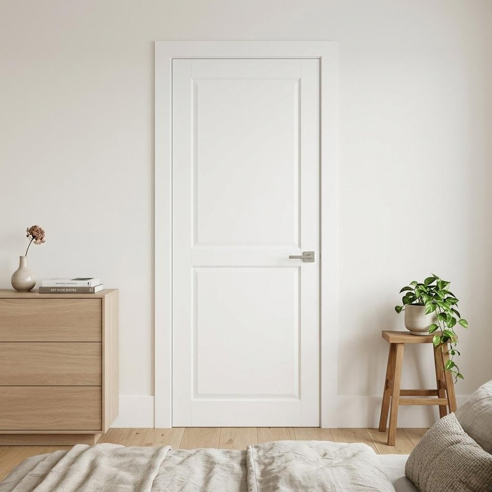 80" X 32" White Wood Slab Door HomeRoots