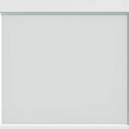 80" X 30" White Wood And Glass Slab Door HomeRoots