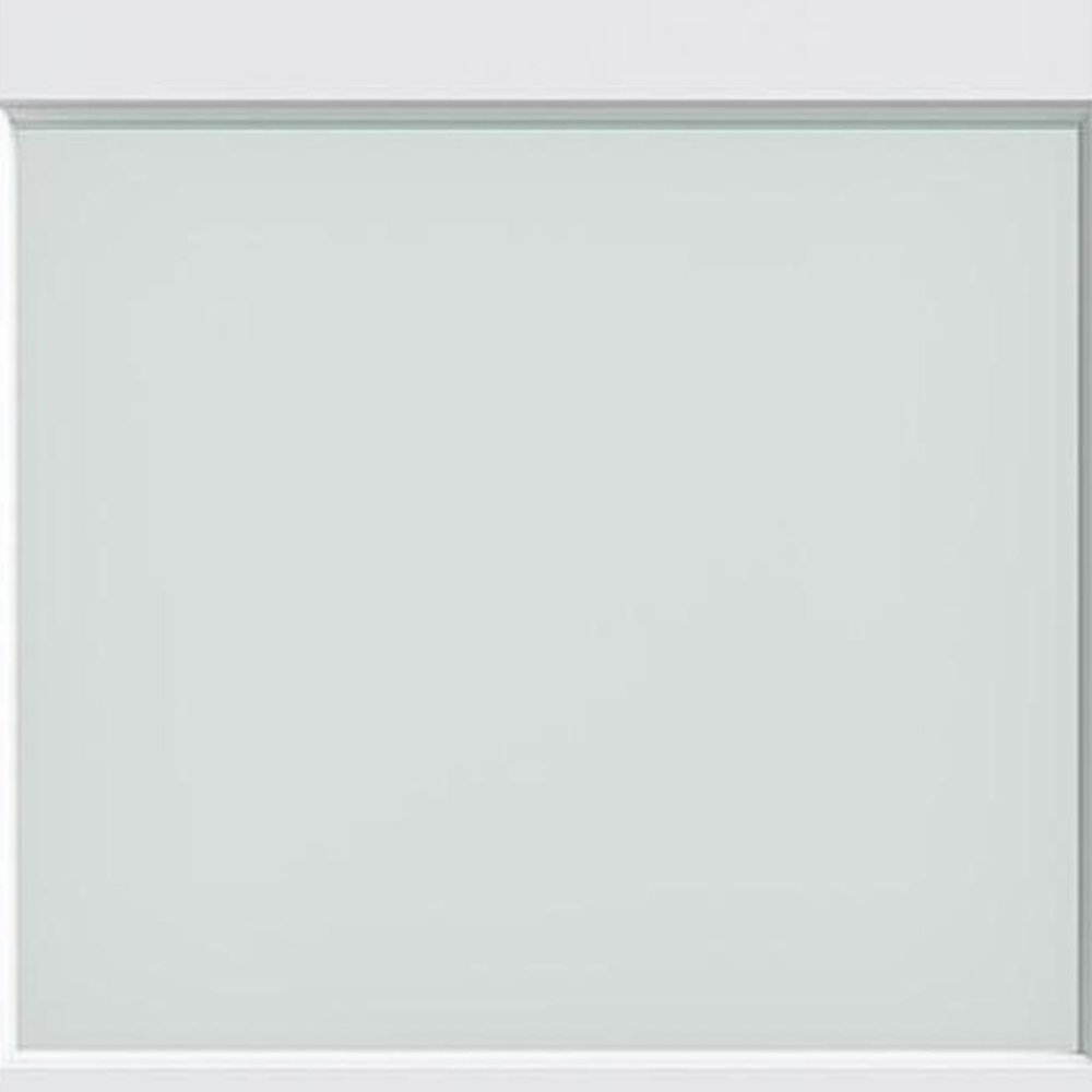 80" X 32" White Wood And Glass Slab Door HomeRoots