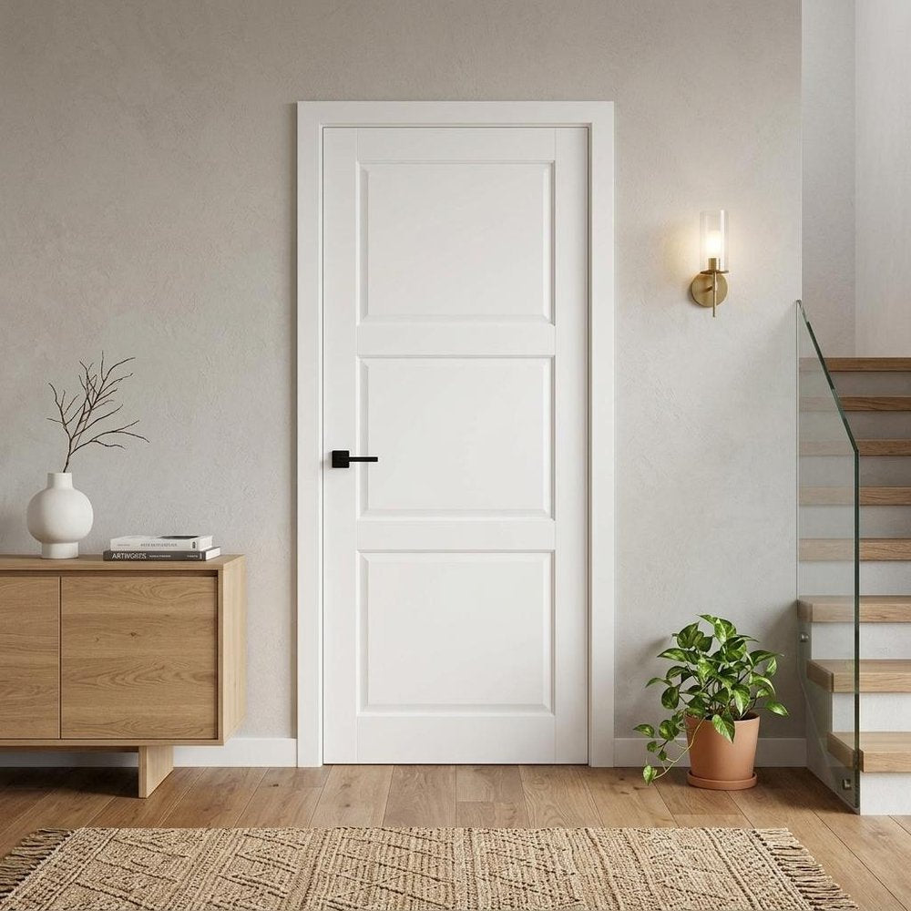 80" X 30" White Wood Slab Door HomeRoots