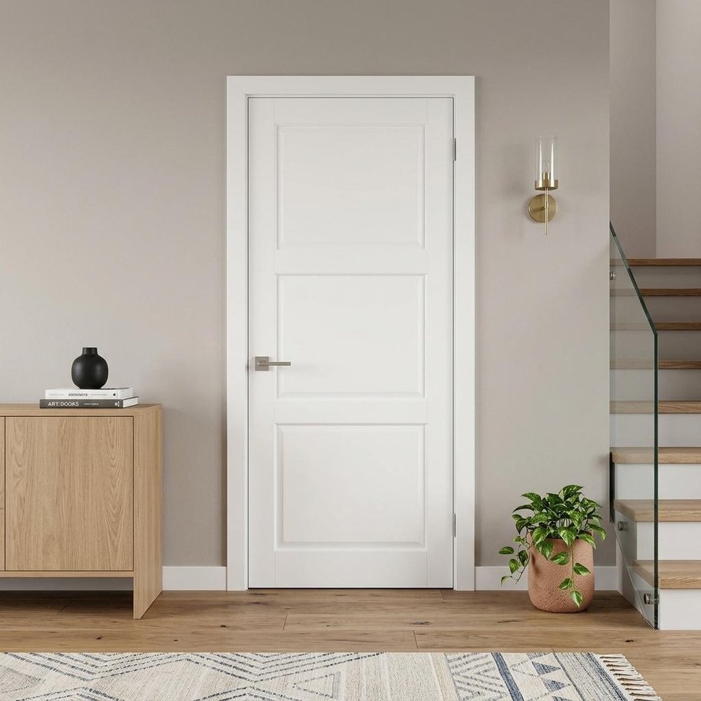 80" X 32" White Wood Slab Door HomeRoots