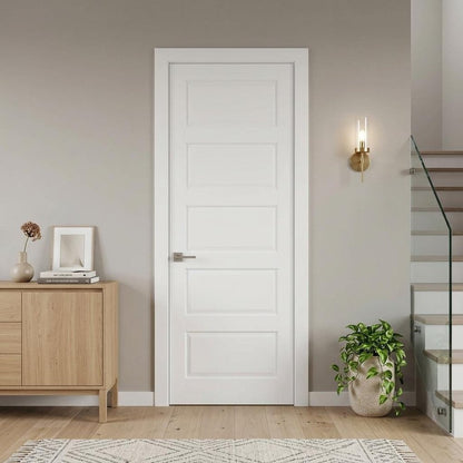 80" X 30" White Wood Slab Door HomeRoots