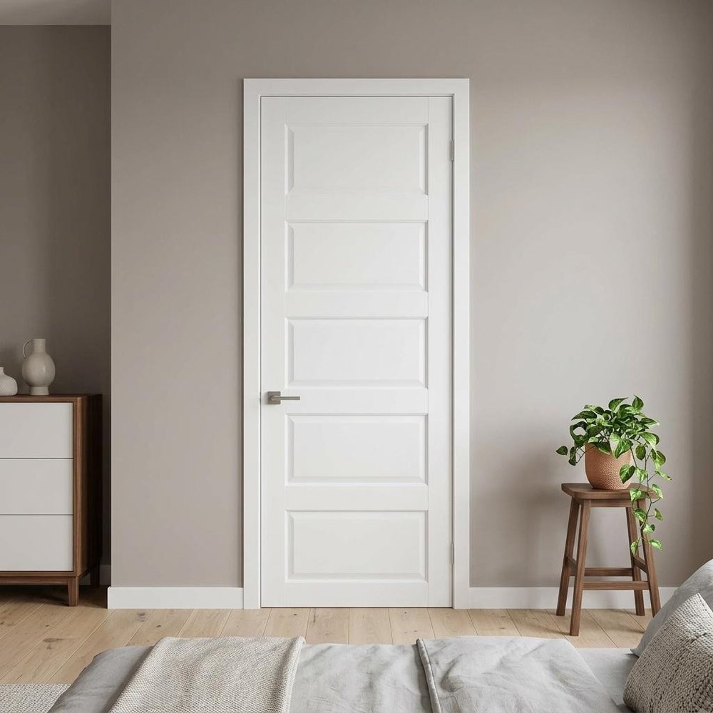 80" X 32" White Wood Slab Door HomeRoots