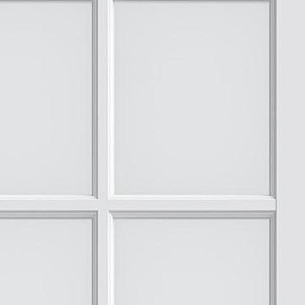 80" X 28" White Wood And Glass Slab Door HomeRoots