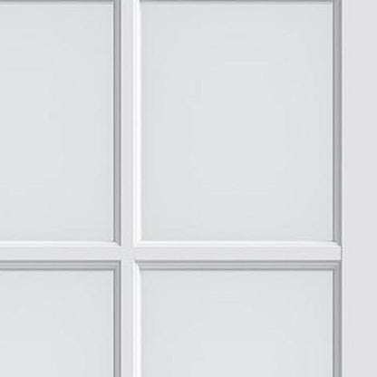 80" X 28" White Wood And Glass Slab Door HomeRoots
