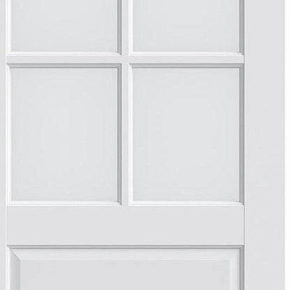 80" X 28" White Wood And Glass Slab Door HomeRoots