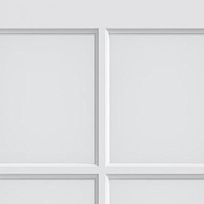 80" X 30" White Wood And Glass Slab Door HomeRoots