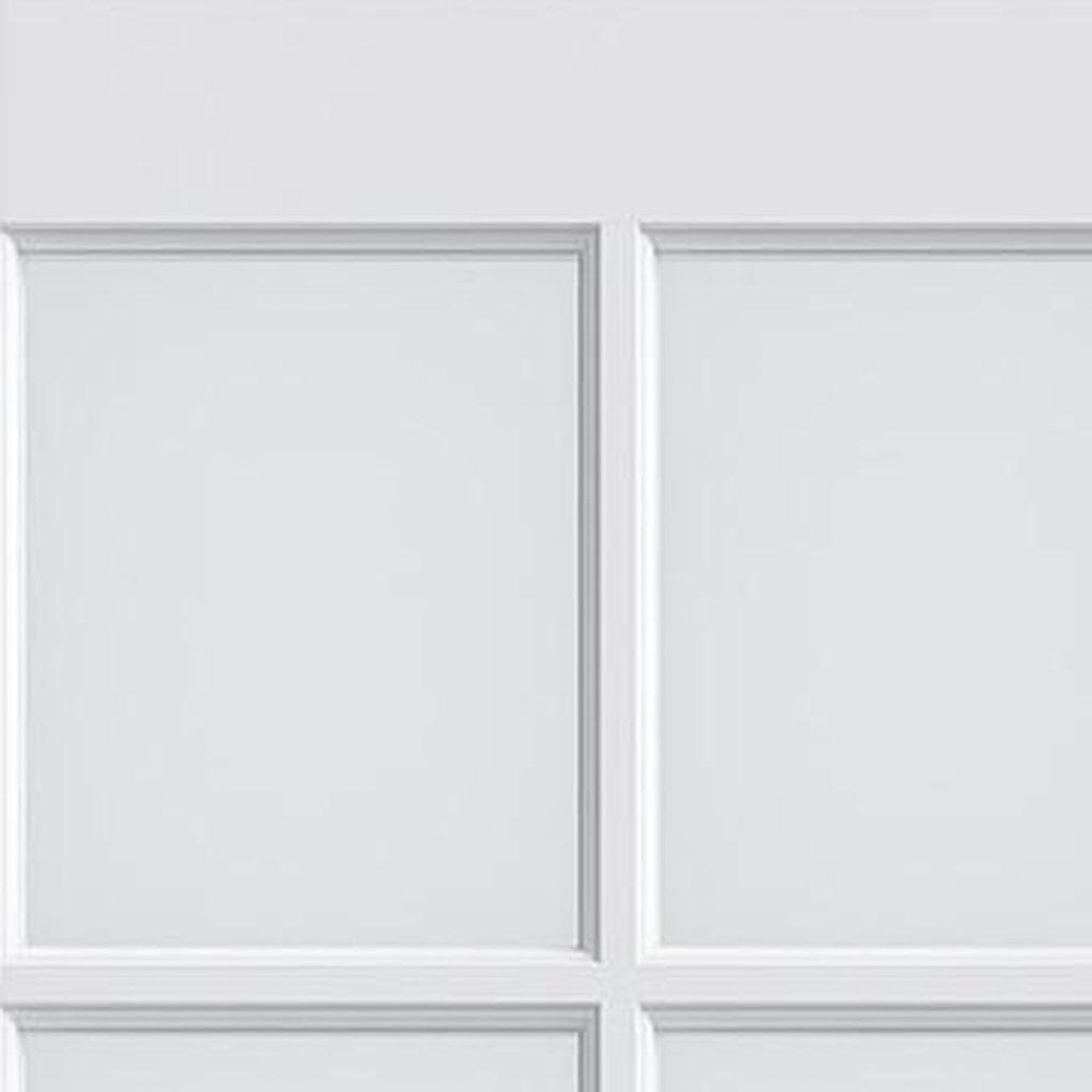 80" X 32" White Wood And Glass Slab Door HomeRoots