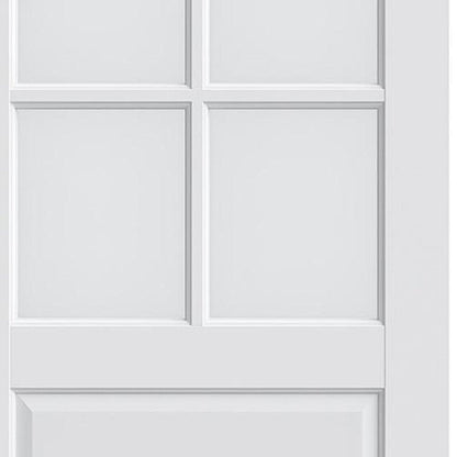80" X 32" White Wood And Glass Slab Door HomeRoots