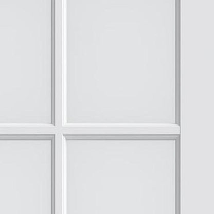 96" X 24" White Wood And Glass Slab Door HomeRoots