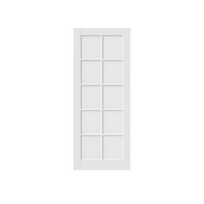 80" X 28" White Glass French Doors HomeRoots