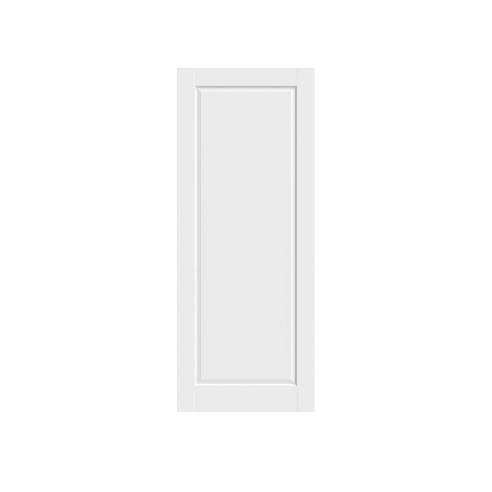 80" X 20" White Wood Slab Door