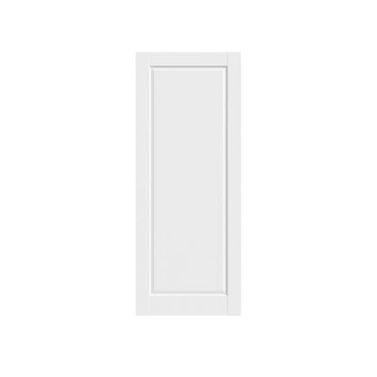 80" X 20" White Wood Slab Door