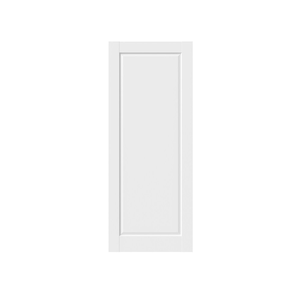 80" X 20" White Wood Slab Door — view 6