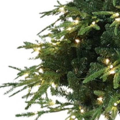 6.5' Pre Lit Full Pine Christmas Tree With Decorations HomeRoots