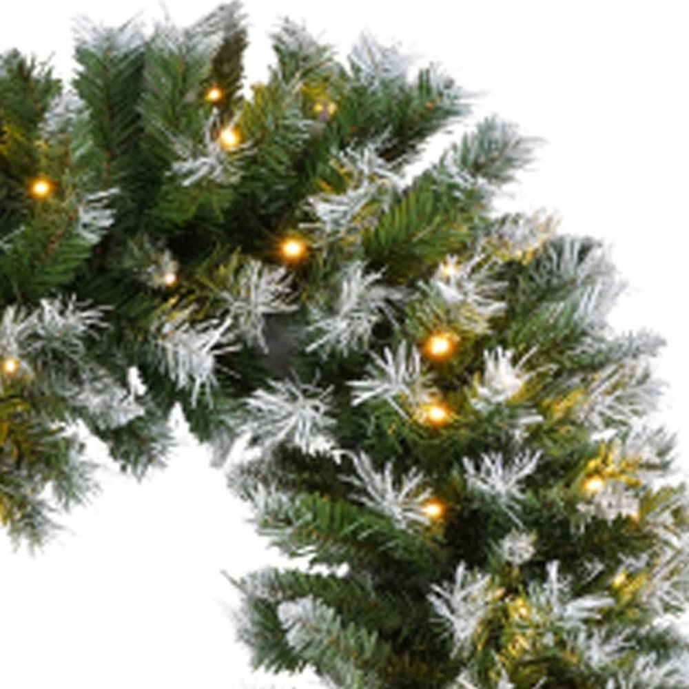 4' White Pre Lit Full Tropical Christmas Tree With Decorations HomeRoots