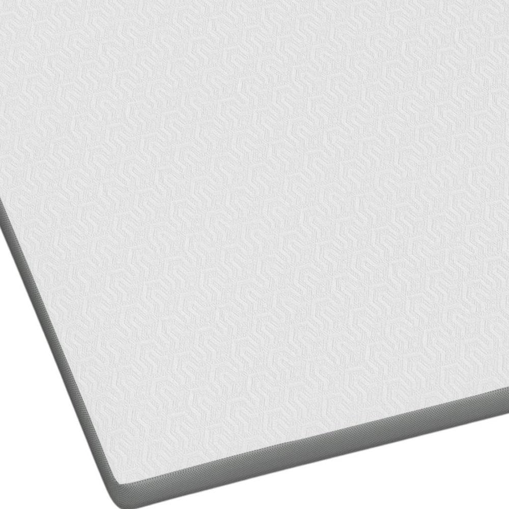 White Gel Memory Foam Cooling Water Resistant Queen Mattress Topper HomeRoots