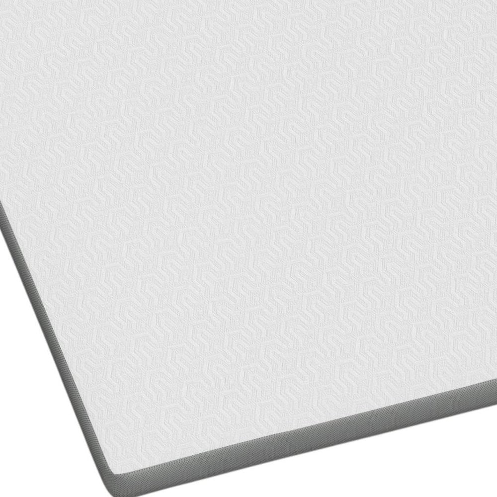 White Gel Memory Foam Cooling Water Resistant Queen Mattress Topper HomeRoots