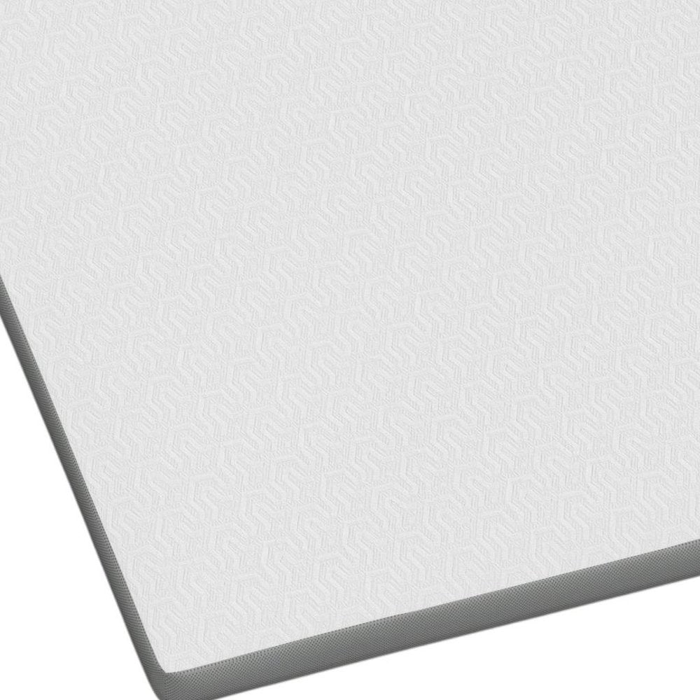 White Gel Memory Foam Cooling Water Resistant Queen Mattress Topper HomeRoots