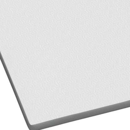White Gel Memory Foam Cooling Water Resistant Queen Mattress Topper HomeRoots
