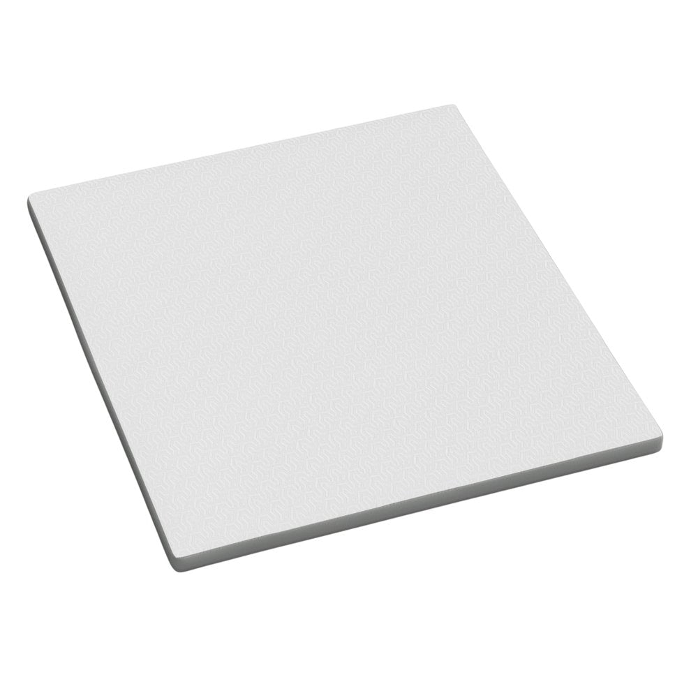 White Gel Memory Foam Cooling Water Resistant Queen Mattress Topper HomeRoots