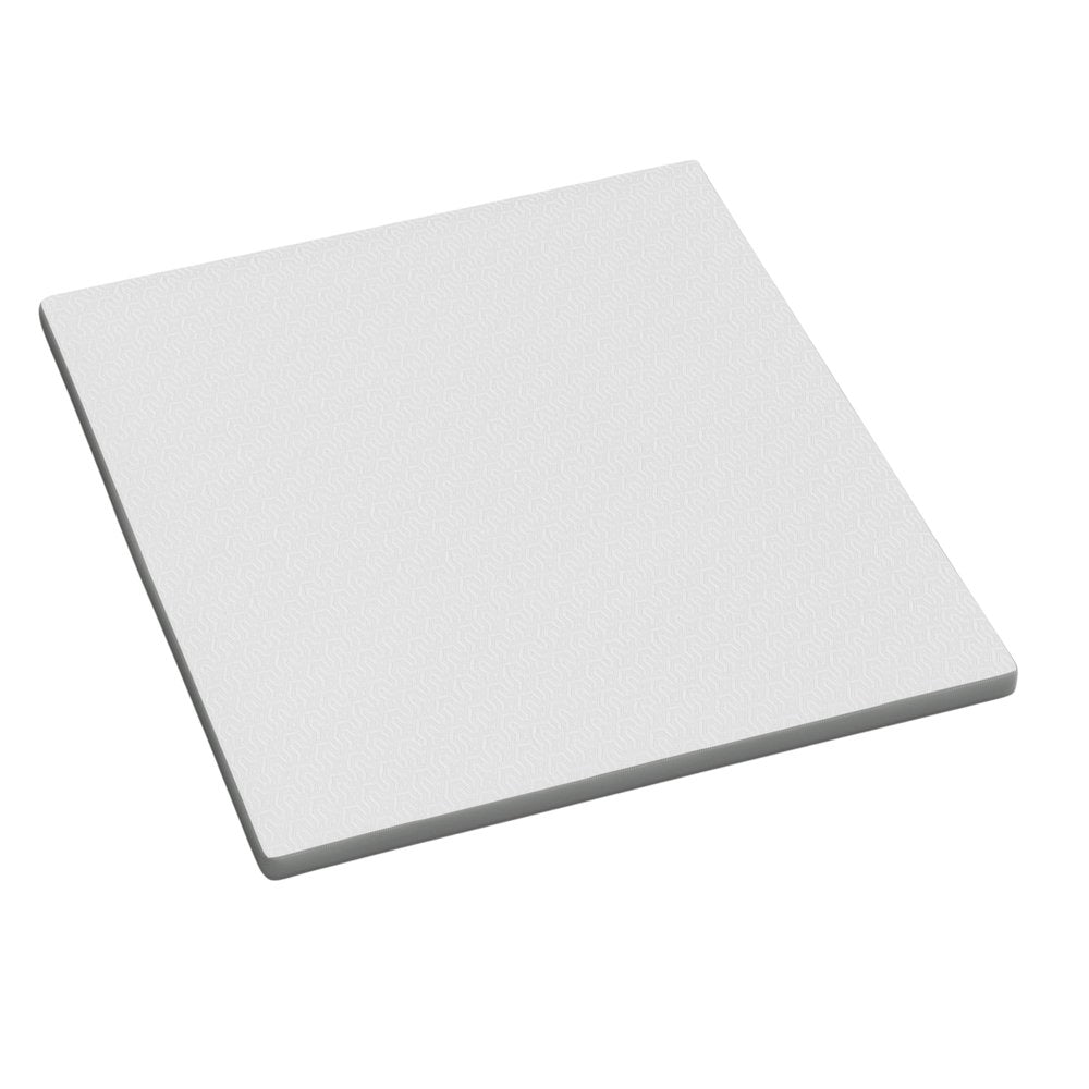 White Gel Memory Foam Cooling Water Resistant Queen Mattress Topper HomeRoots