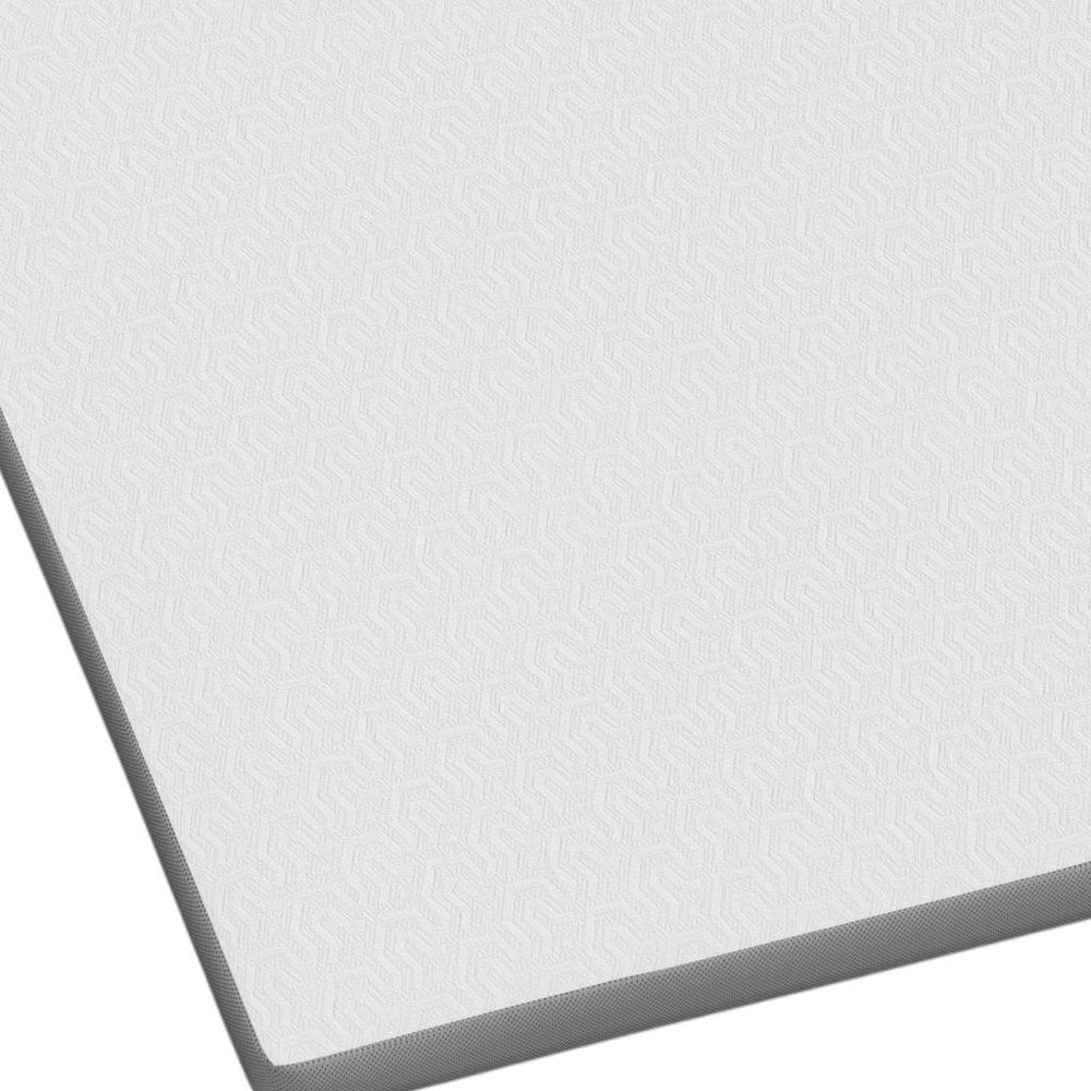White Gel Memory Foam Cooling Water Resistant Queen Mattress Topper HomeRoots