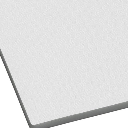 White Gel Memory Foam Cooling Water Resistant Queen Mattress Topper HomeRoots