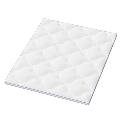2" White Cotton Queen Mattress Topper HomeRoots