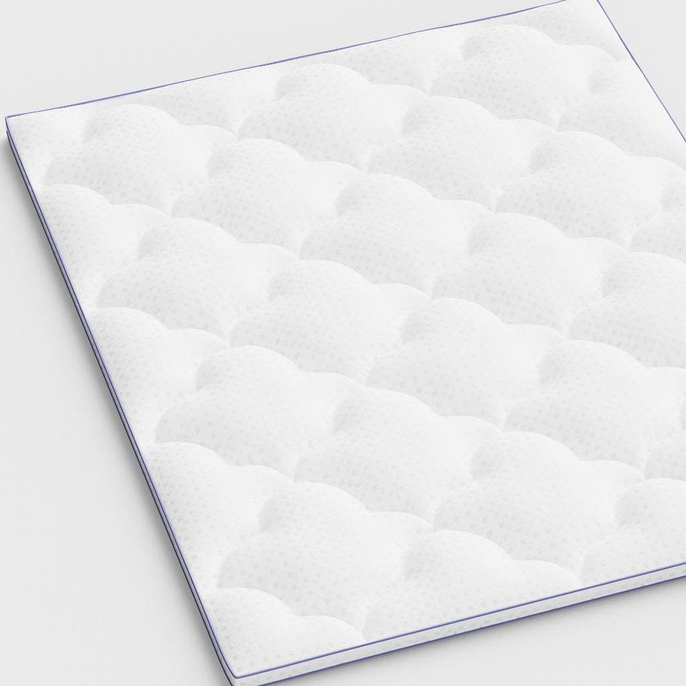 2" White Cotton Queen Mattress Topper HomeRoots