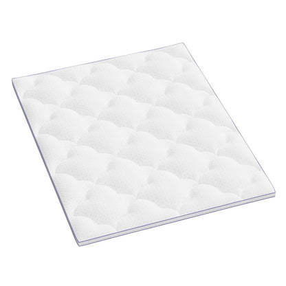 2" White Cotton Queen Mattress Topper HomeRoots