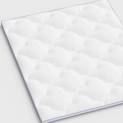 2" White Cotton Queen Mattress Topper HomeRoots