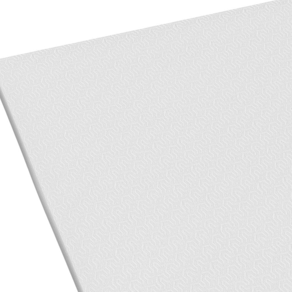 White Gel Memory Foam Cooling Water Resistant Queen Mattress Topper HomeRoots