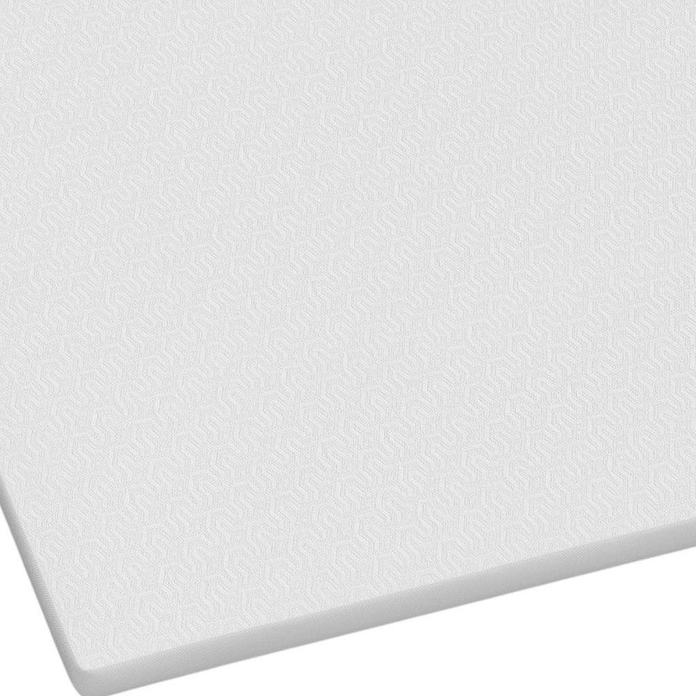 White Gel Memory Foam Cooling Water Resistant Queen Mattress Topper HomeRoots