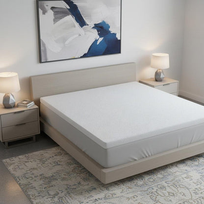3" White Gel Memory Foam Full Double Mattress Topper HomeRoots