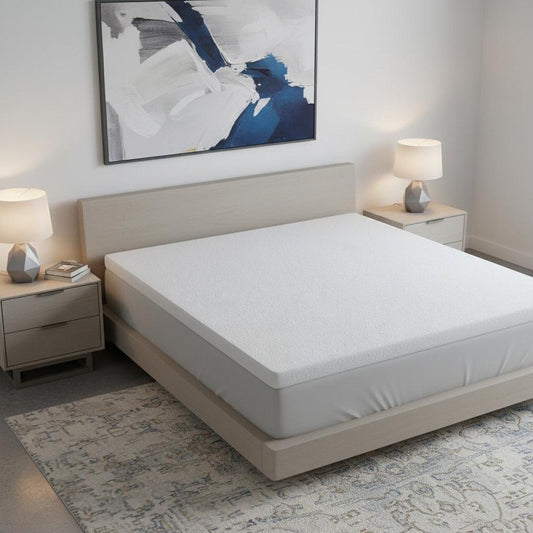 3" White Gel Memory Foam Full Double Mattress Topper HomeRoots