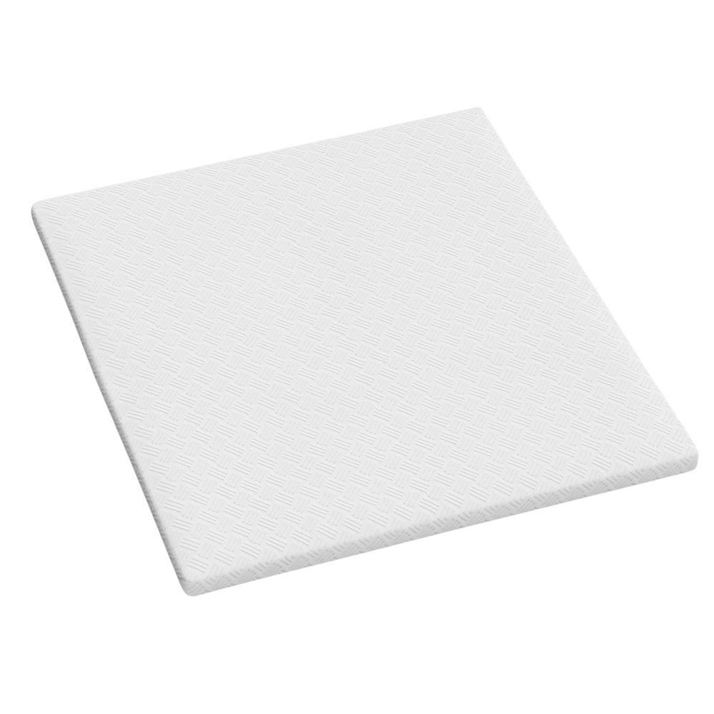 4" White Memory Foam Twin Mattress Topper HomeRoots